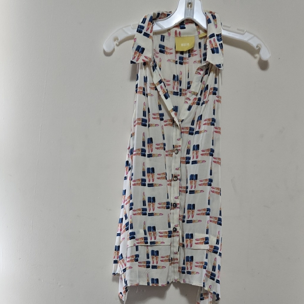 Maeve Kids Casual Dress - Blue and Pink Print